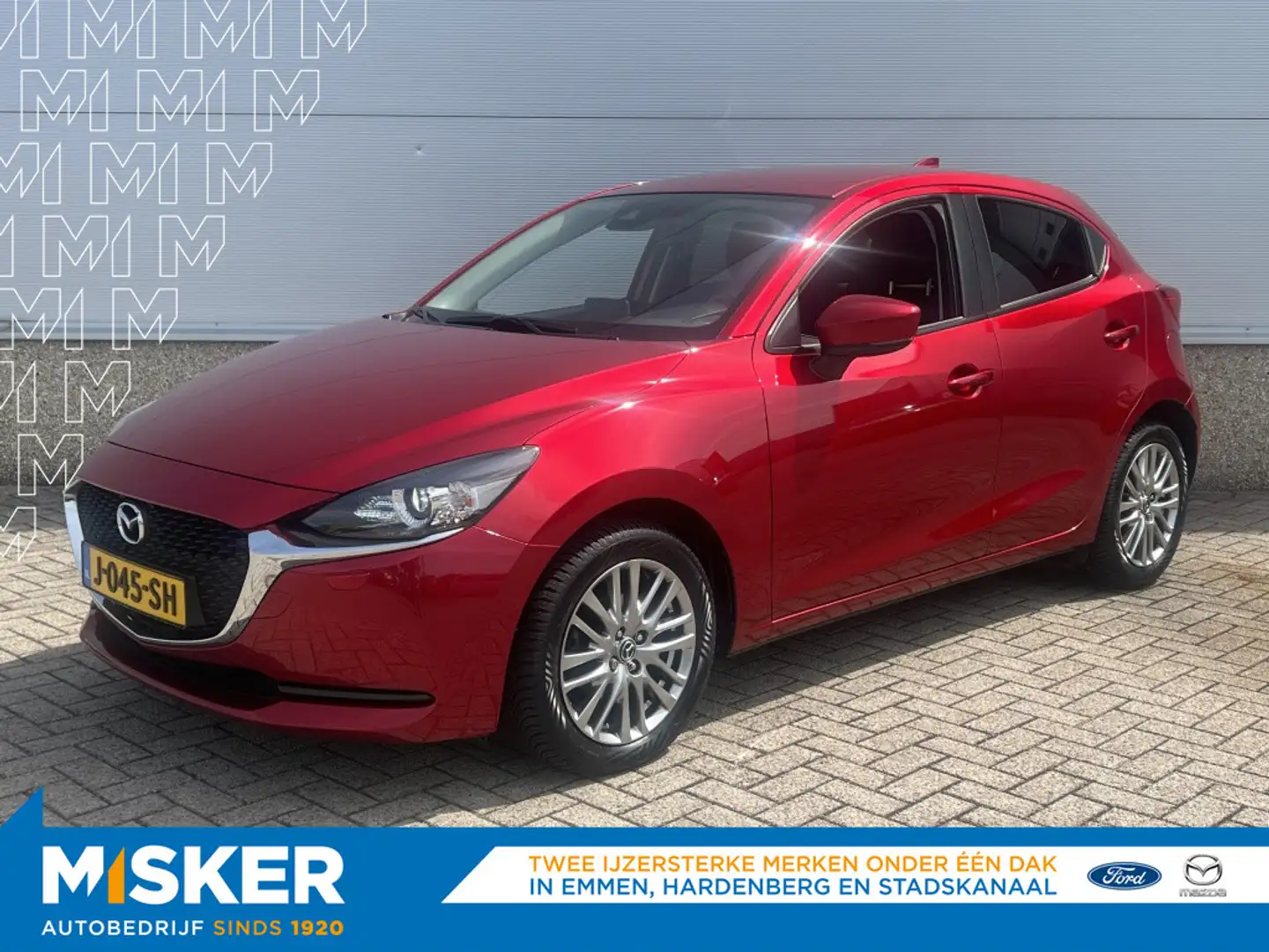 Mazda 2 1.5 St.Selected,camera, trekhaak Rood - 1
