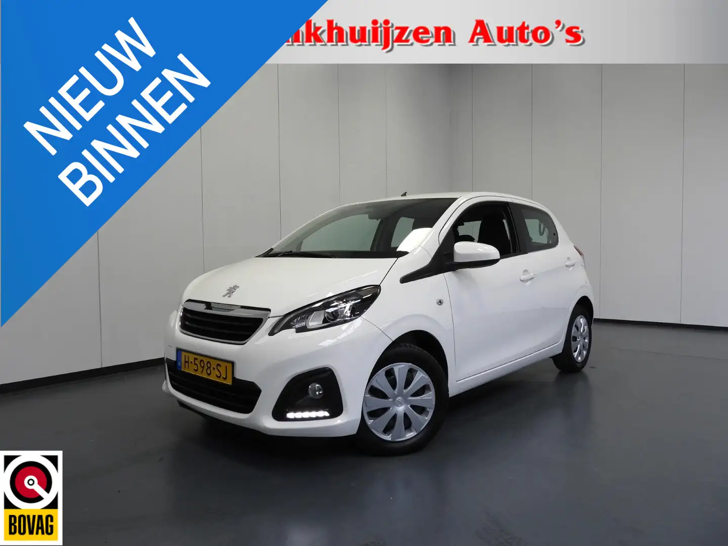 Peugeot 108 1.0 e-VTi Active Premium AIRCO/BLUETOOTH! Blanc - 1