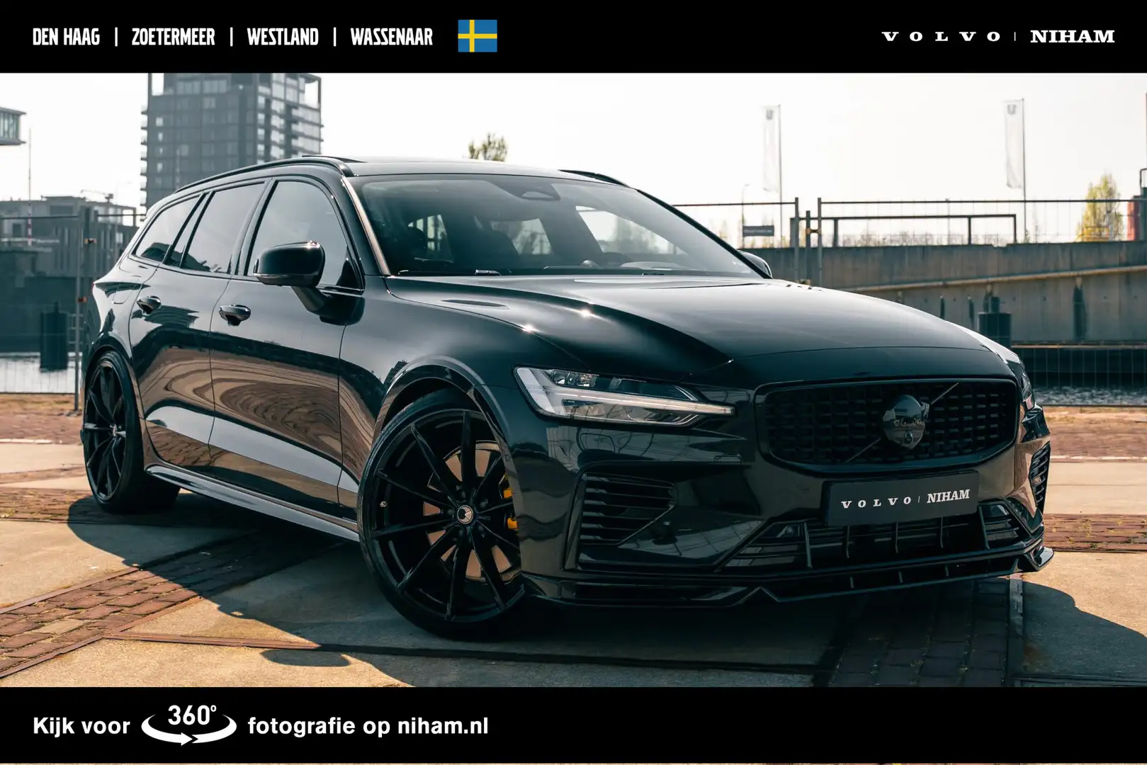 Volvo V60 T6 RECHARGE ULTRA DARK *HEICO BLACK EDITION BY VOL Negru - 1