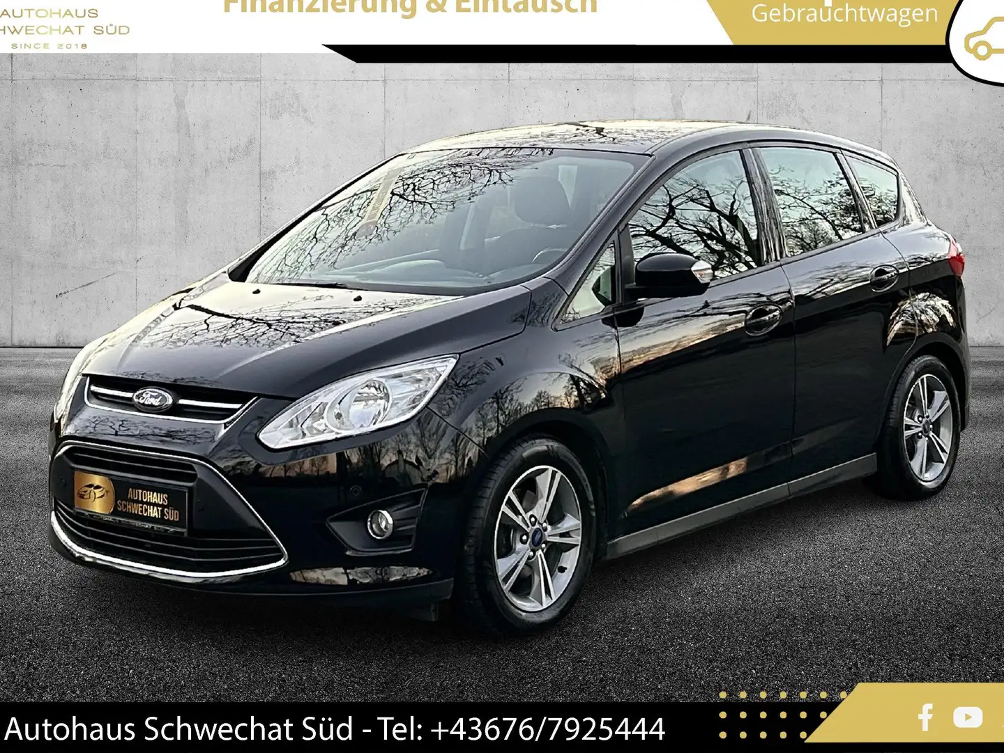 Ford C-Max 1,0 Sync Edition //1.BESITZ // PICKERL+SERVICE NEU - 1