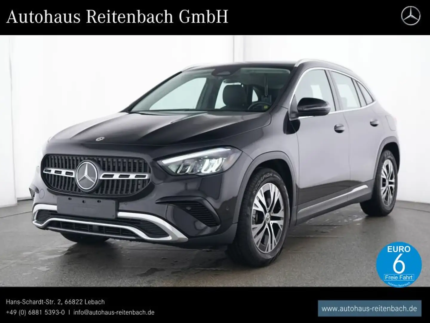 Mercedes-Benz GLA 180 GLA180 PROGRESSIVE+AHK+LED EASYPACK+KAMER+SITZHZ Schwarz - 1