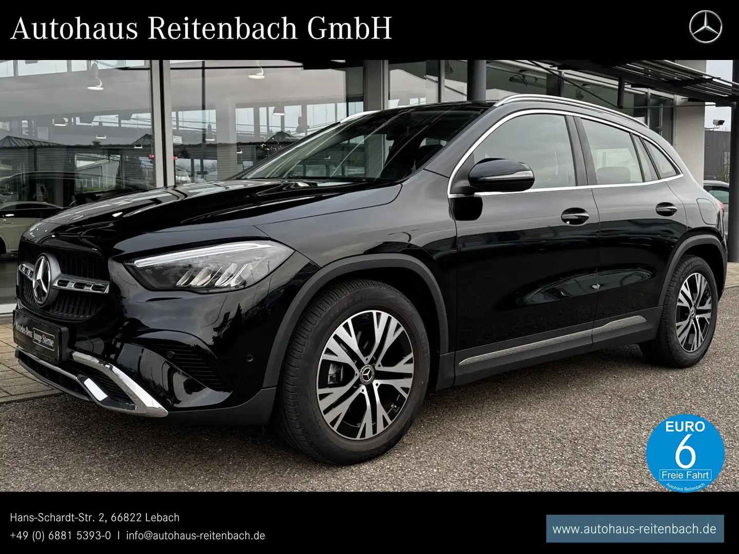 Mercedes-Benz GLA 180 GLA180 PROGRESSIVE+AHK+LED EASYPACK+KAMER+SITZHZ Schwarz - 1