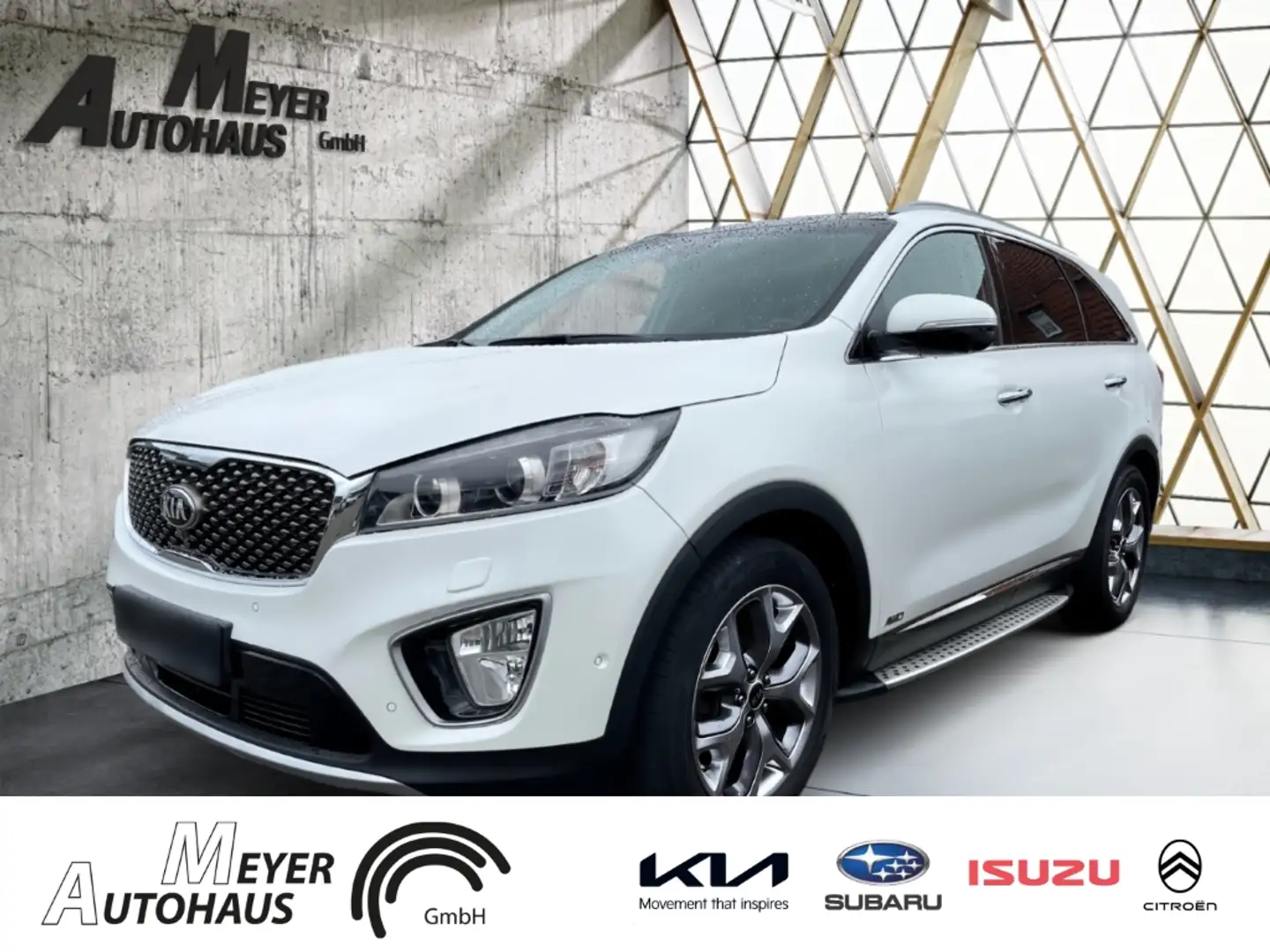 Kia Sorento 2.2 CRDi AWD PLATINUM +Soundsystem+Rückfahrkamera Weiß - 2