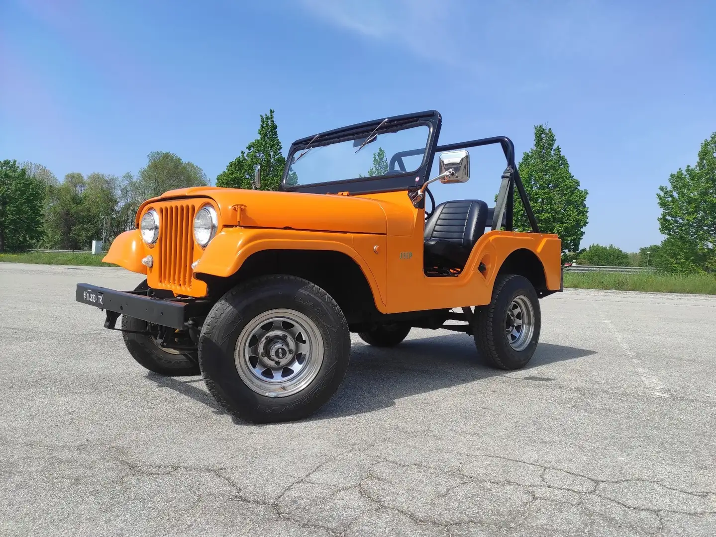 Jeep CJ-5 d'Epoca Arancione - 1