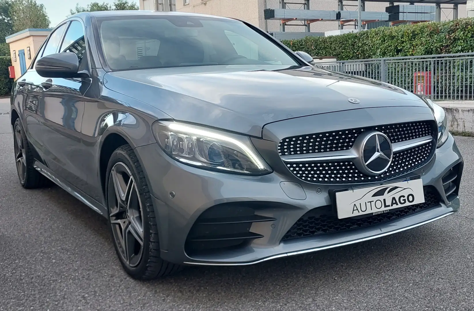 Mercedes-Benz C 220 d Premium 4matic auto Grigio - 2