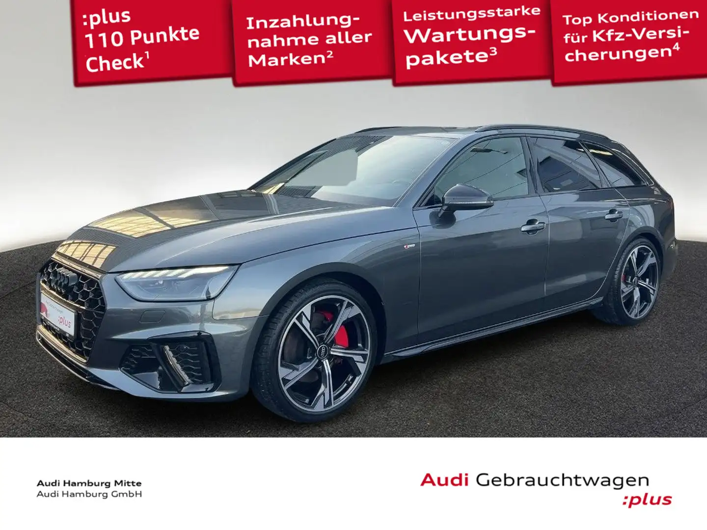 Audi A4 40 TFSI S line S tronic Virtual Head-Up Grau - 1