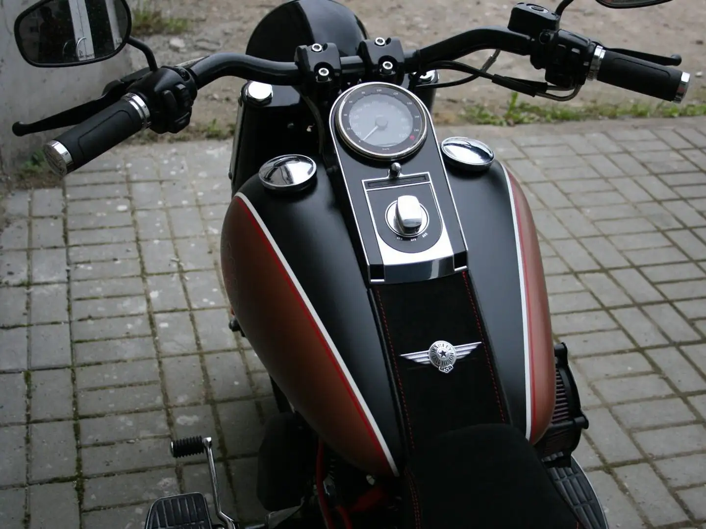 Harley-Davidson Fat Boy FLSTF Kahverengi - 2