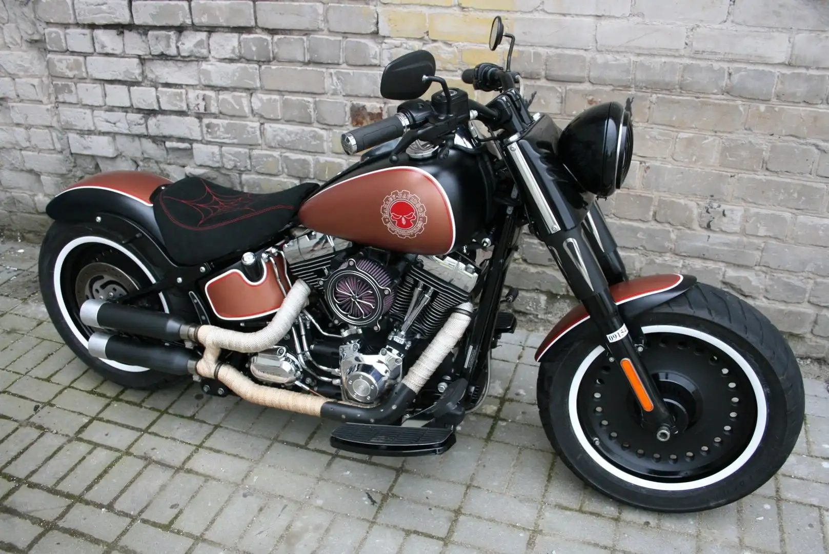 Harley-Davidson Fat Boy FLSTF Kahverengi - 1
