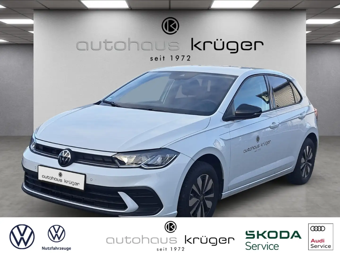 Volkswagen Polo 1,0 TSI DSG Goal Navi Digitales Cockpit Klimaautom Weiß - 1