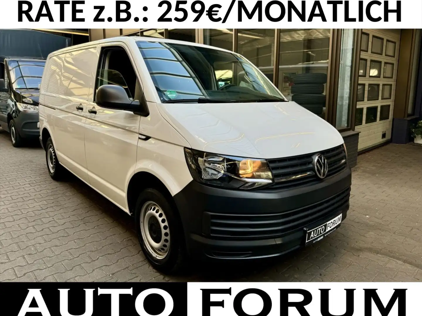 Volkswagen T6 Transporter 2.0 TDI AUT NAVI AHK KLIMA PDC Blanc - 1
