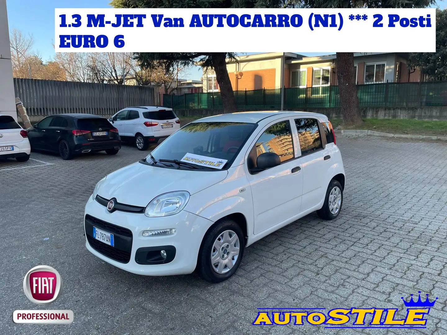 Fiat Panda 1.3 M-JET VAN AUTOCARRO (N1) 2 POSTI *EURO 6 Bianco - 1