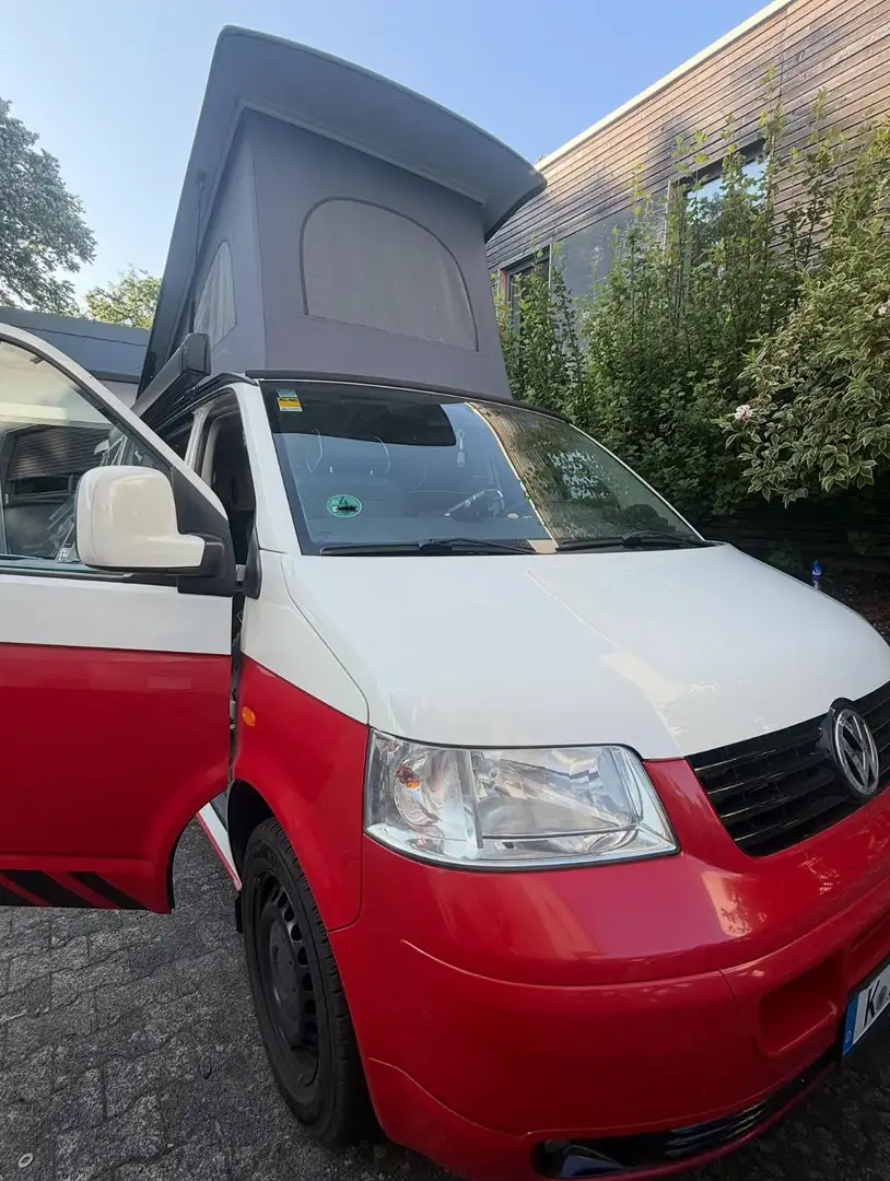 Volkswagen T5 Kombi Kasten Weiß - 1
