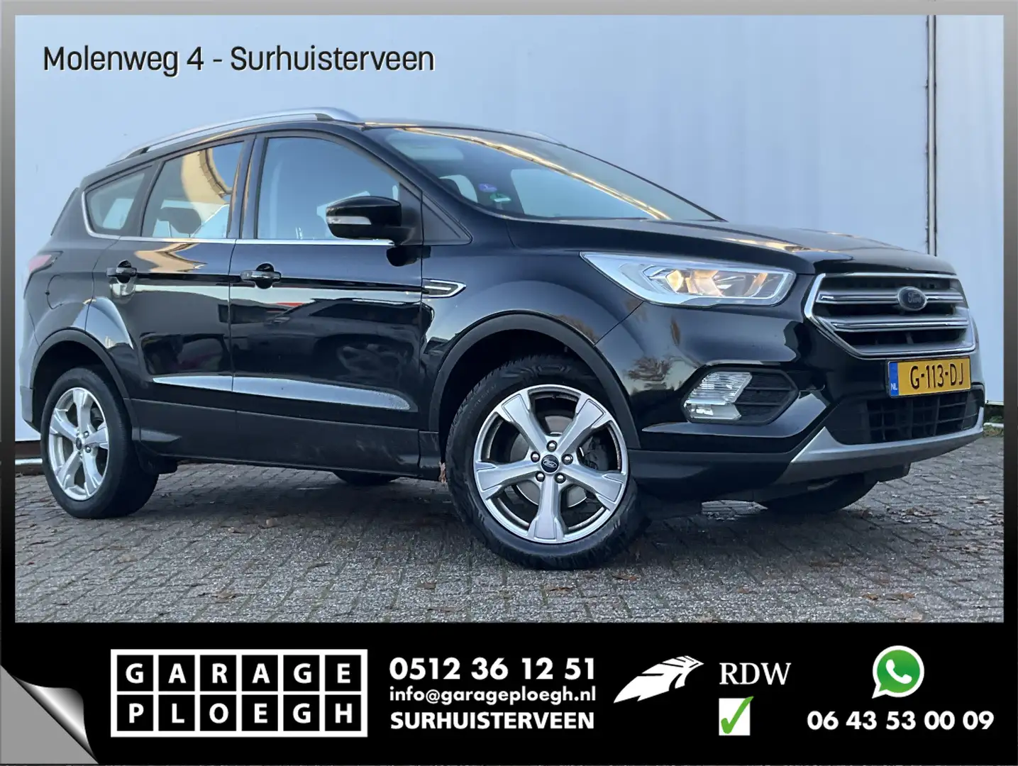 Ford Kuga 1.5 EcoBoost Titanium Trekhaak Sony-Audio Nav/Crui Noir - 1