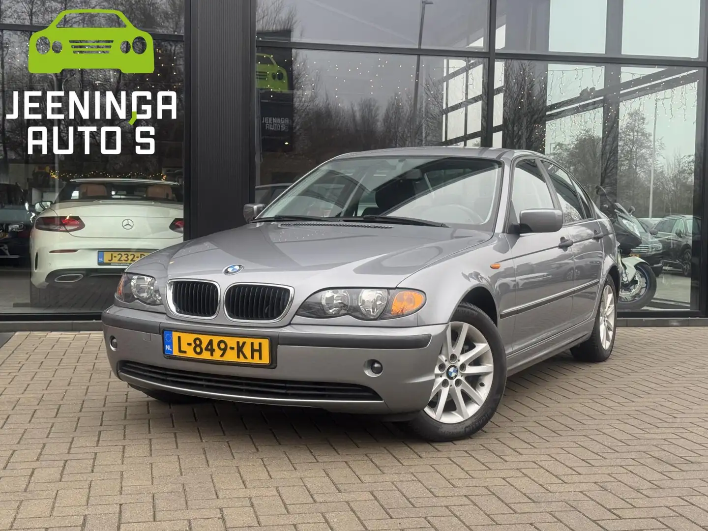 BMW 316 3-serie 316i Black&Silver II Youngtimer met Climat Grijs - 1