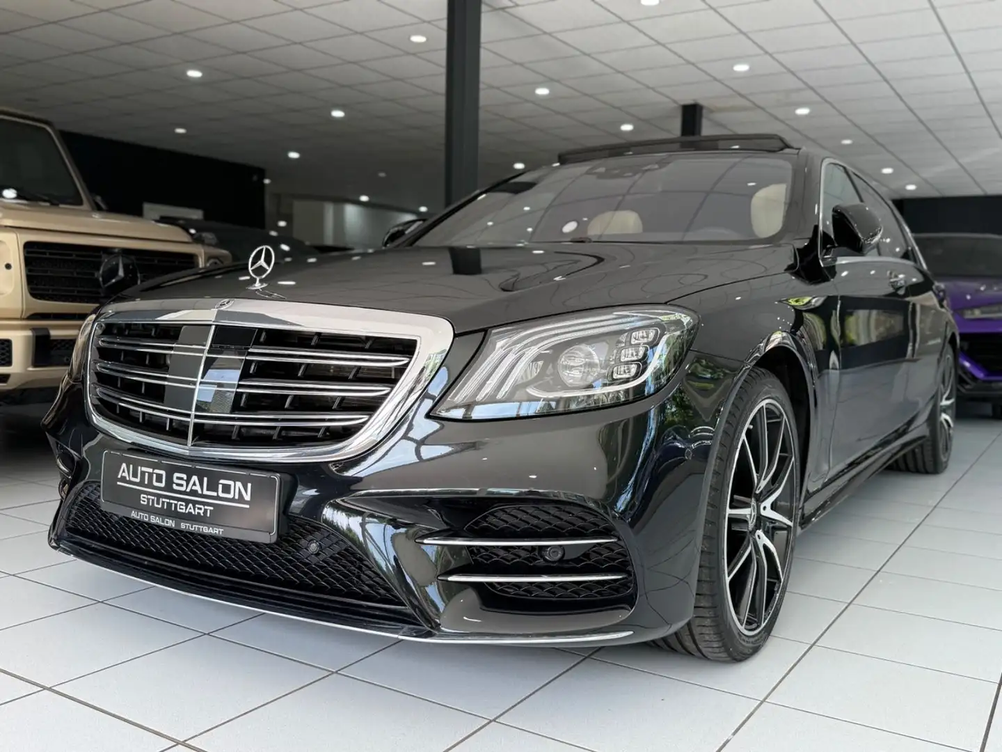 Mercedes-Benz S 350 d 4M L AMG 9G*PANO*CHAUFF*BURM*MULTIB*360° Schwarz - 1