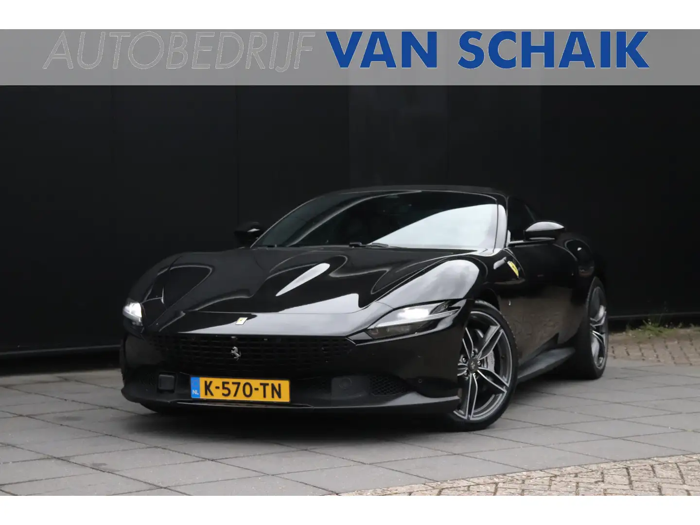 Ferrari Roma 3.9 V8 HELE | NL AUTO! | 620 PK | KERAMISCH | LEDE Zwart - 1