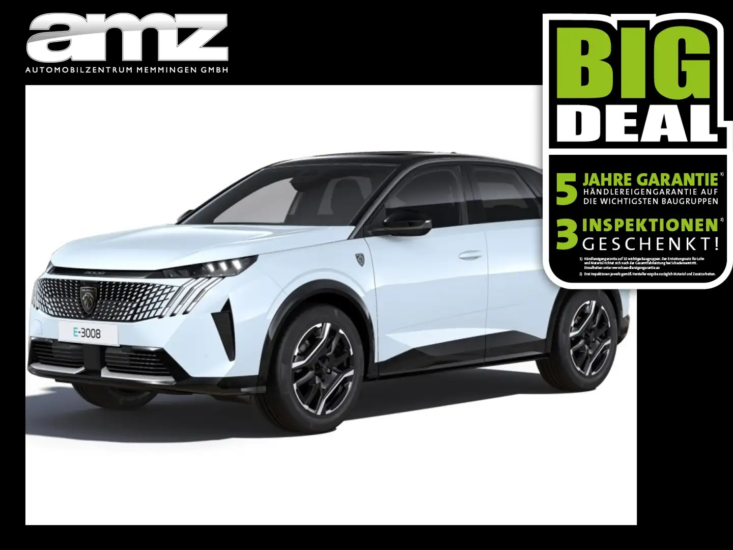 Peugeot 3008 Elektromotor 325 Allrad*Massage*Sitzkühlung Weiß - 1
