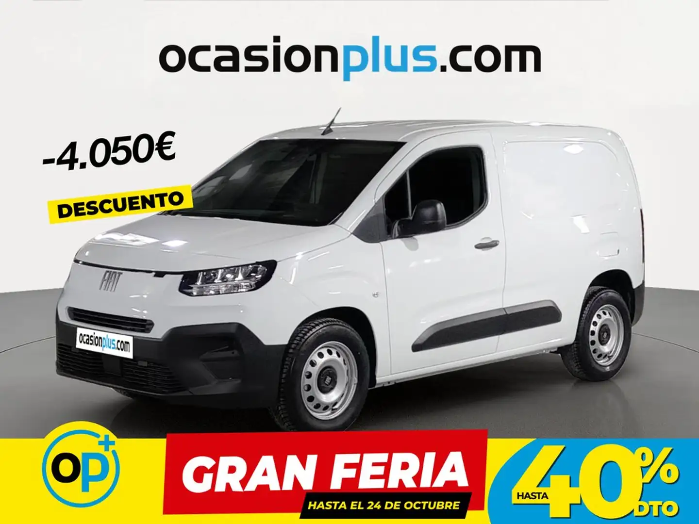 Fiat Dobló Furgón 1.5BlueHDI L1 H1 Standard 650kg 75K Blanco - 1