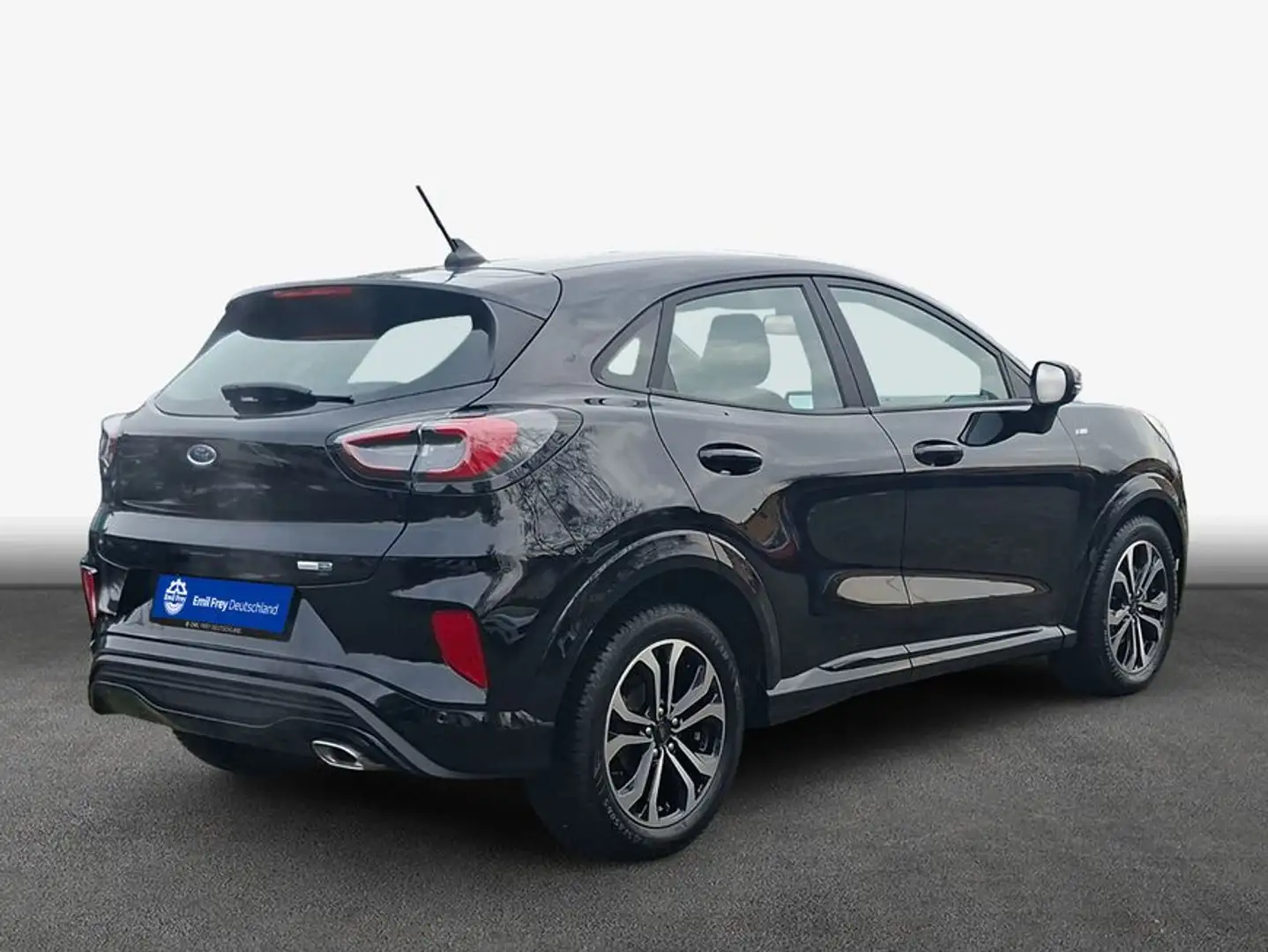 Ford Puma 1.0 EB Hybrid Aut. ST-LINE Wi-Pa m. Allwetter Zwart - 2