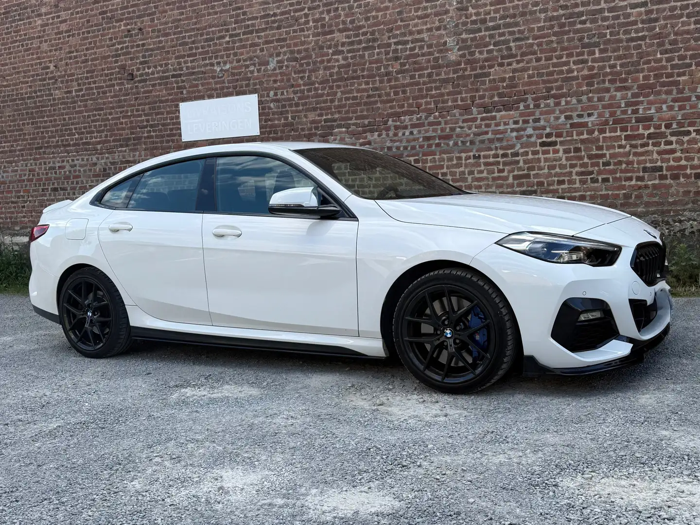 BMW 218 Gran Coupé 218 dA AdBlue Blanc - 1