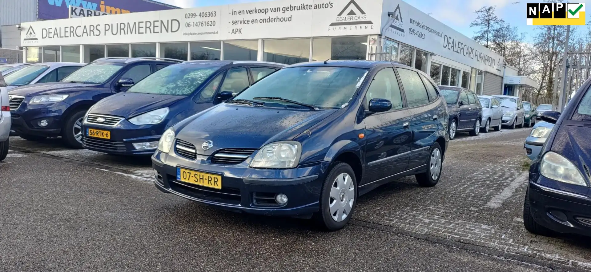 Nissan Almera Tino 1.8 Acenta Blauw - 1