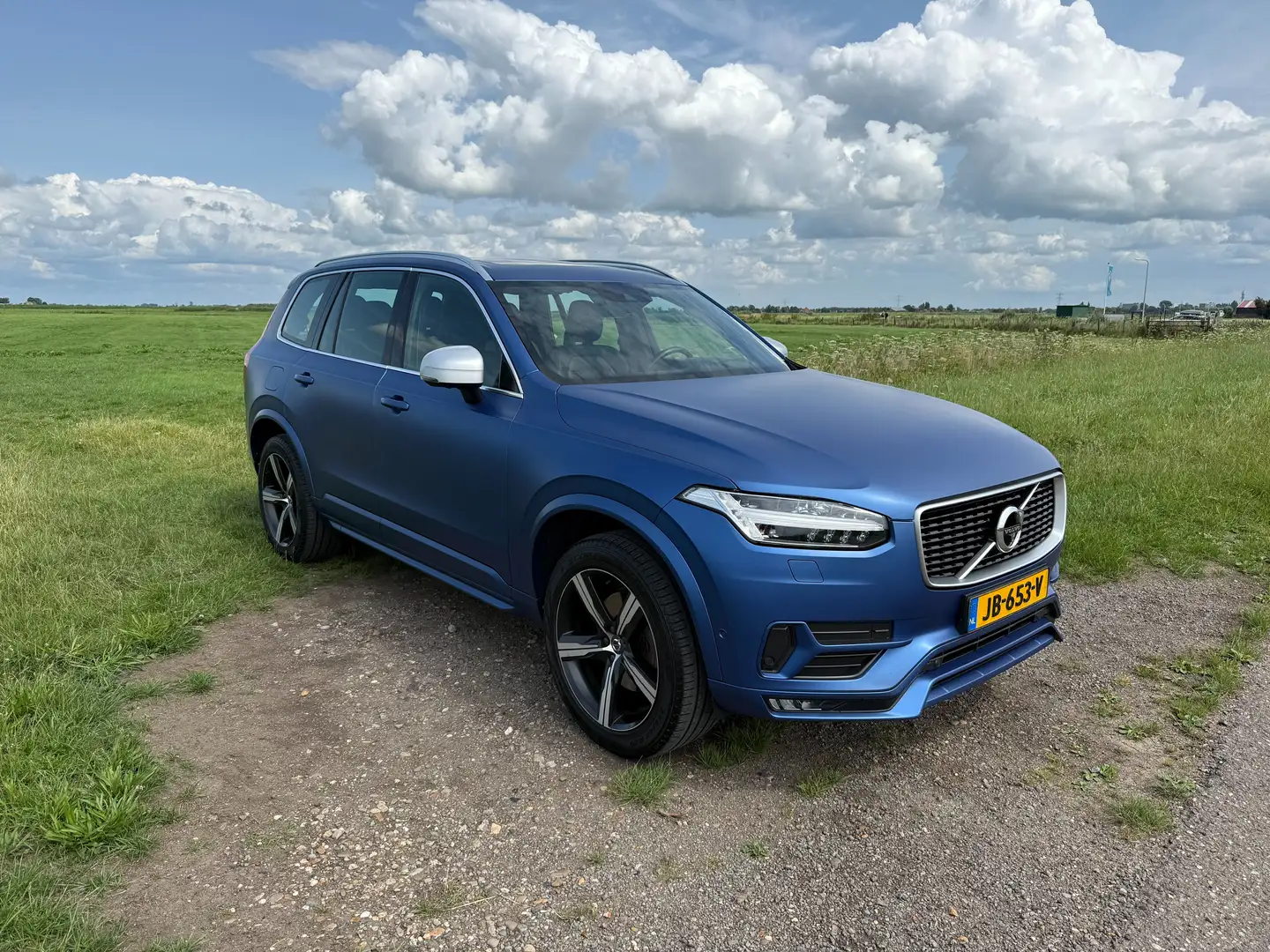 Volvo XC90 2.0 D5 AWD R-Design Bleu - 1