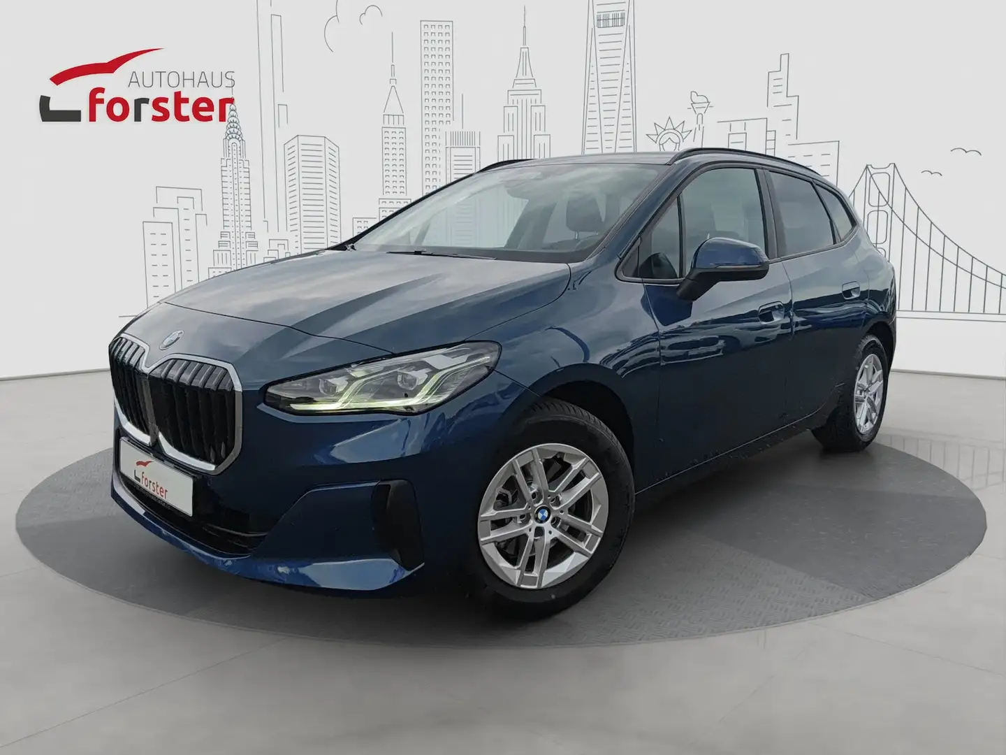 BMW 218 d AHK Keyless Leder Kamera AHK Blau - 1