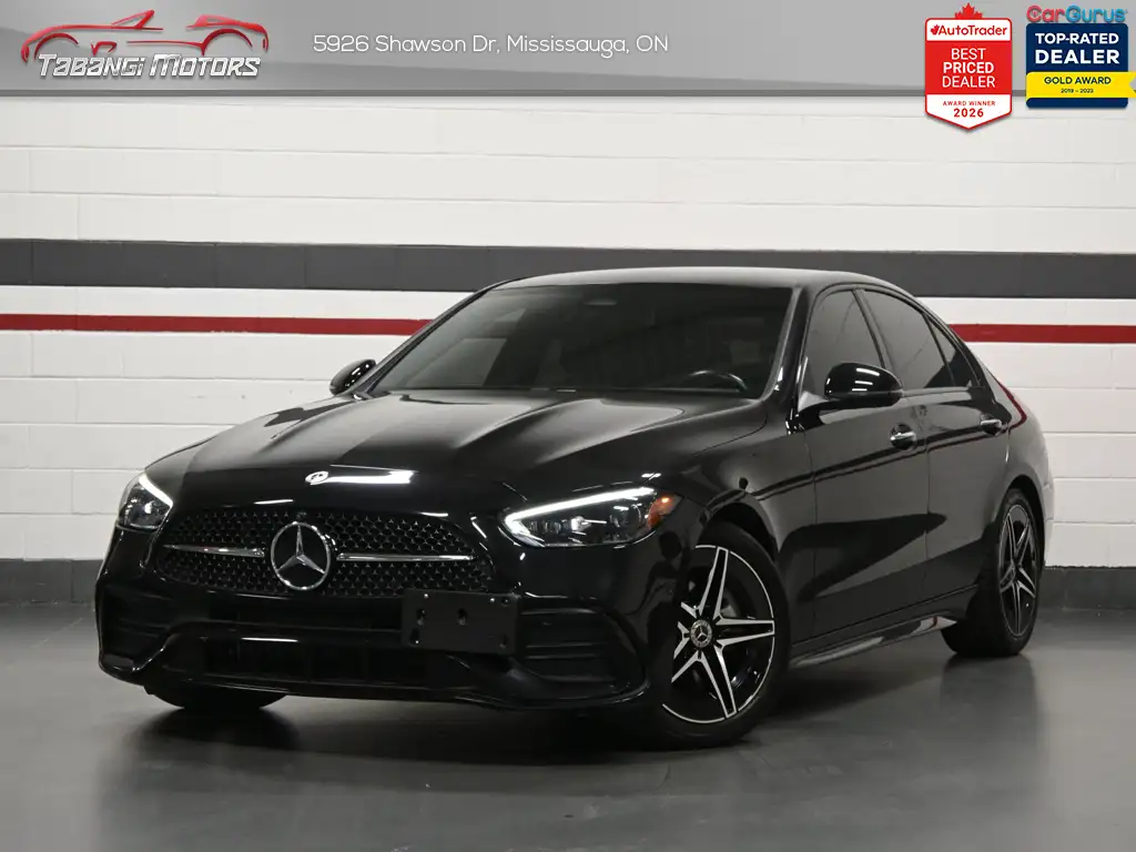 2022 Mercedes-Benz C-Class Sedan 300 4MATIC No Accident AMG Night HUD 360CAM Navig