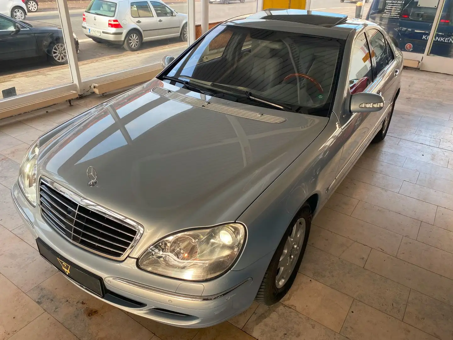 Mercedes-Benz S 320 CDI/1.Hand/Led./Keyless/Softc./Xen./Navi/ Blauw - 1