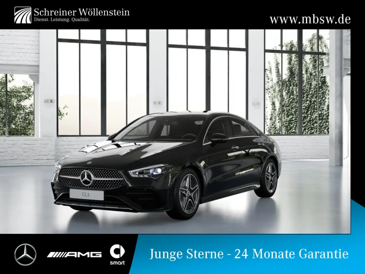 Mercedes-Benz CLA 200 d *AMG*Ambi*RKam*Distr*Mbeam*MBUX*KeyGo* Schwarz - 1
