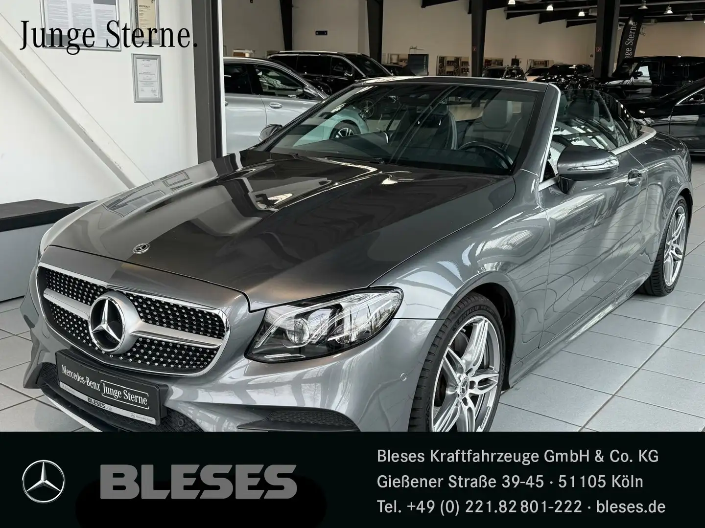 Mercedes-Benz E 200 E 200 AMG Cabriolet Comand+Multibeam+Kamera+Spiegel-P Grey - 1