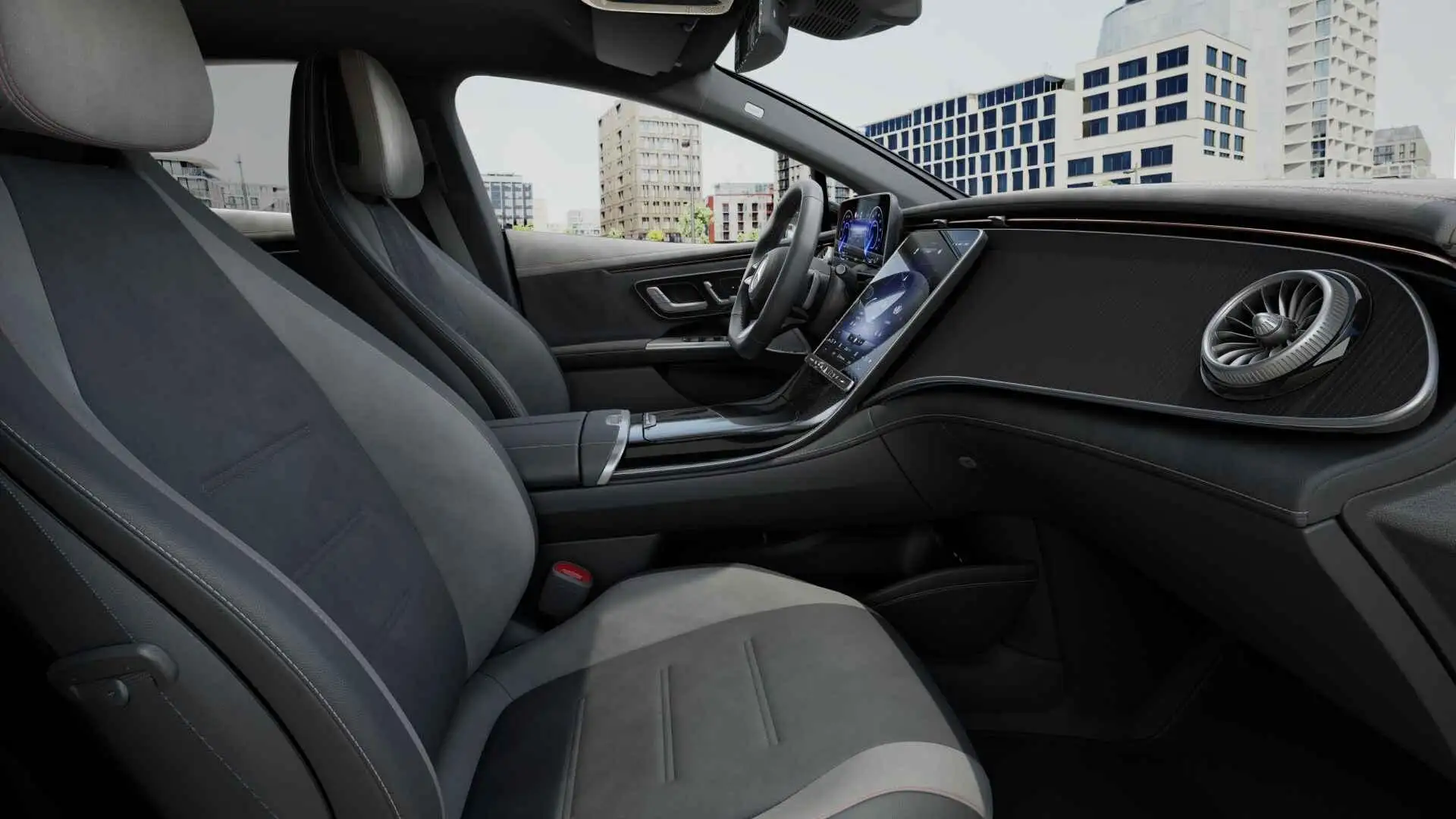 Mercedes-Benz EQE 350 Berline AMG Line | Trekhaak | Distronic | Memory Z Blauw - 2