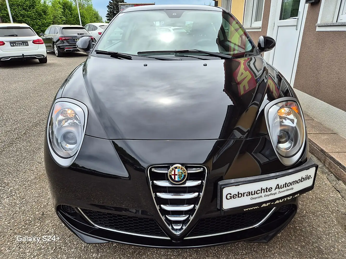Alfa Romeo MiTo Alfa MiTo 1,4 Progression 1. Besitz*Klima*Alu Schwarz - 2