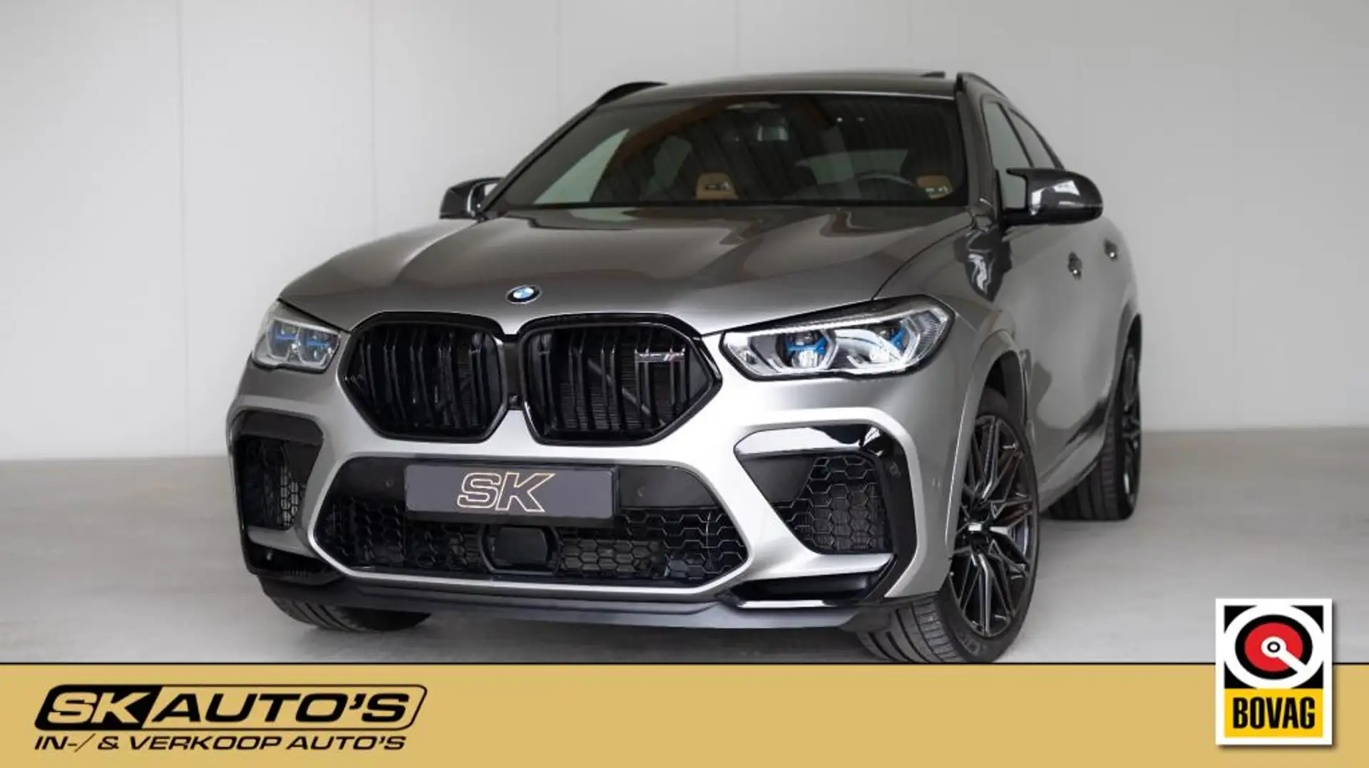 BMW X6 M COMPETITION NL AUTO! CARBON BOWER&WILKINS FULL O Gris - 1