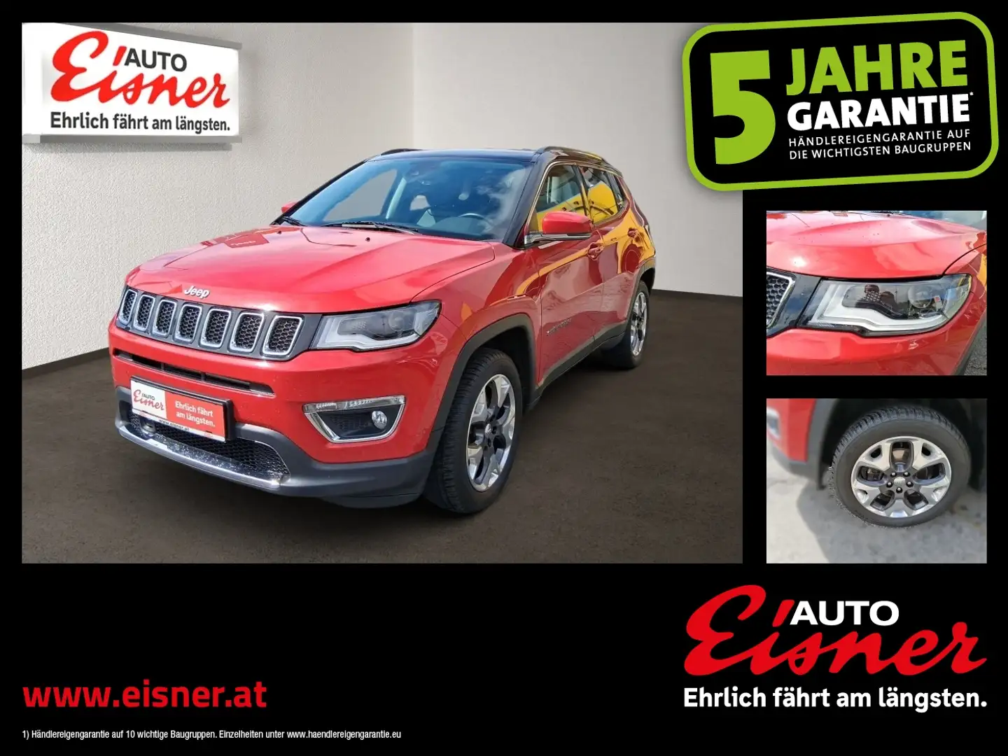 Jeep Compass 1.4 MULTIAIR LIMTED Rood - 1