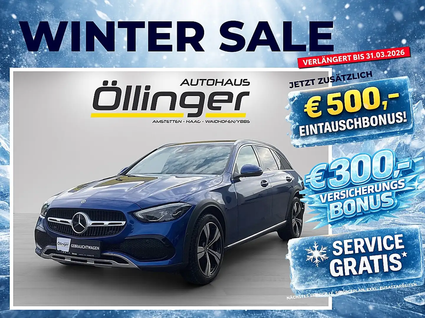 Mercedes-Benz C 200 T 4Matic All-Terrain Aut. Blau - 1