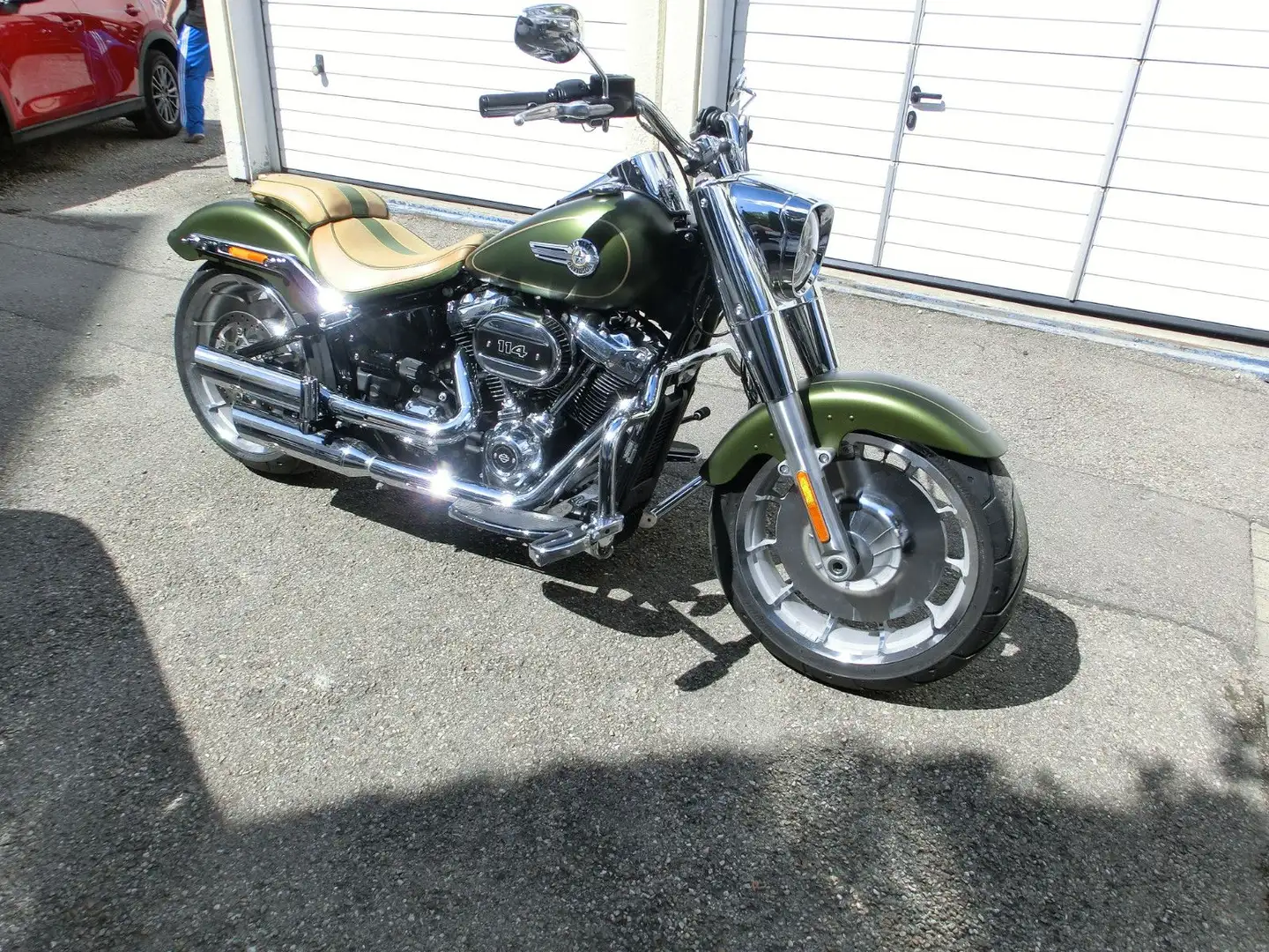 Harley-Davidson Fat Boy Groen - 1