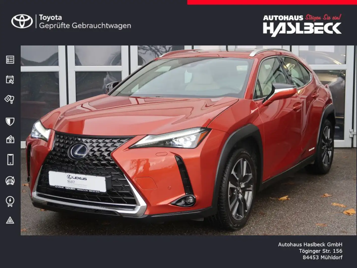 Lexus UX 250h Luxury Line Naranja - 1