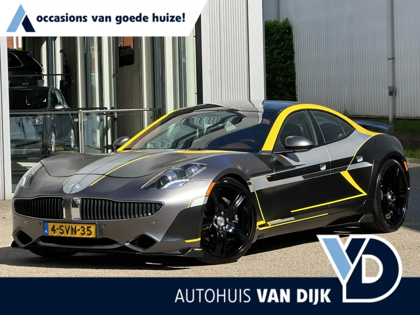 FISKER Karma 2.0 EcoSport | NL-Auto/Customized folie wrap/Leder Szary - 1