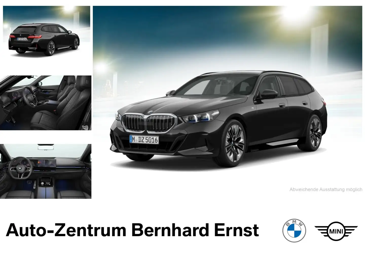 BMW 520 d xDrive Touring M Sport. H/K Panorama AHK Nero - 1