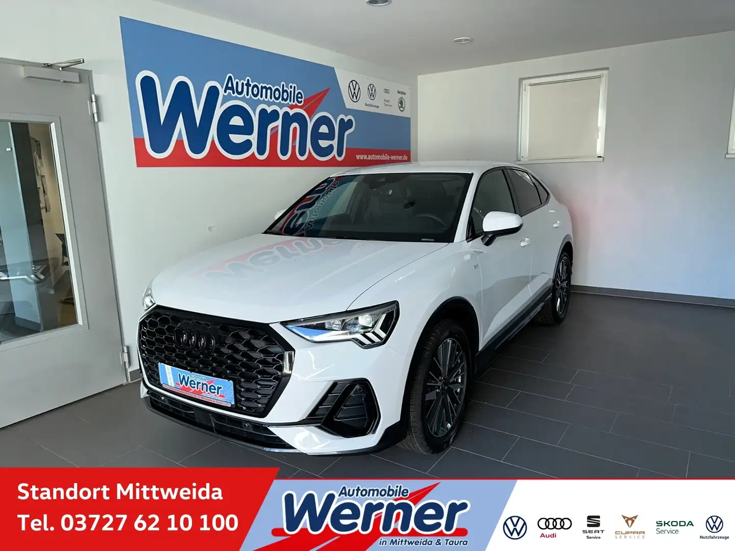 Audi Q3 Sportback S line 35TFSI App-Navi LED Sonos Weiß - 1