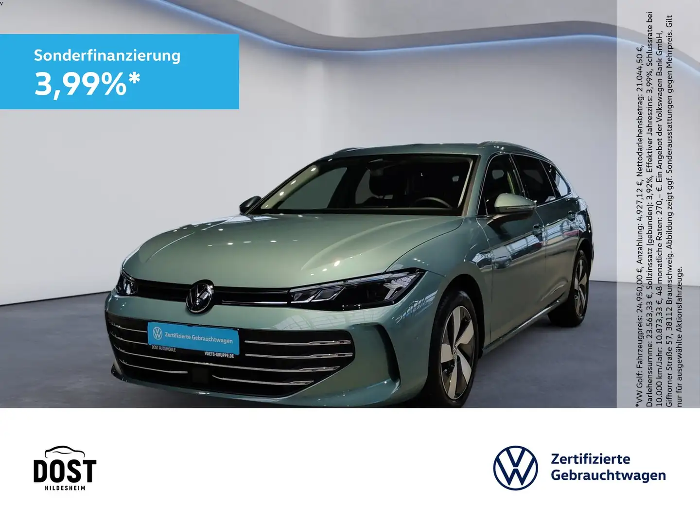 Volkswagen Passat Variant 1.5 eTSI DSG Business LED+NAVI+SHZ Vert - 1