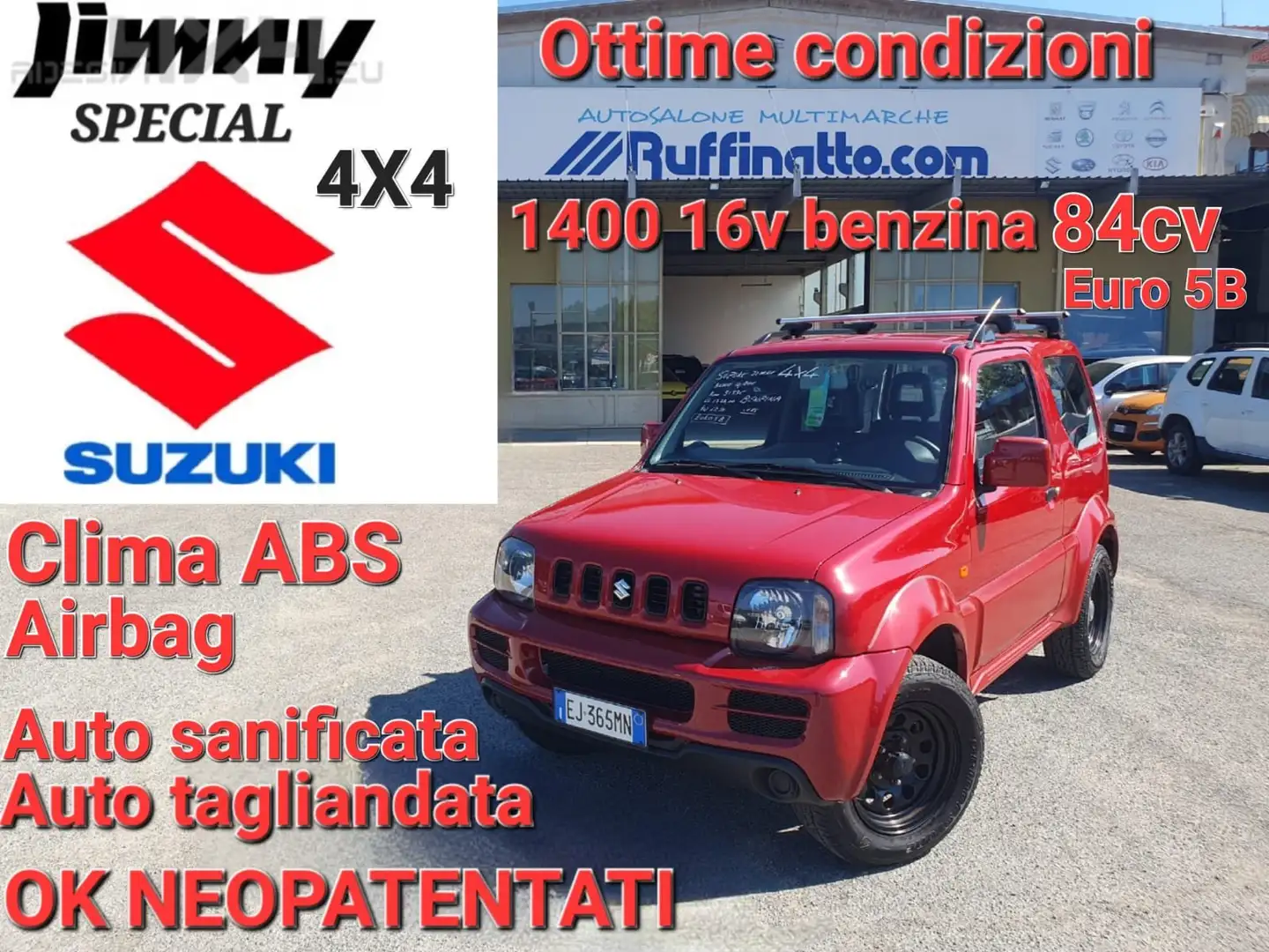 Suzuki Jimny 1.3 16V 4WD SPECIAL Rosso - 1