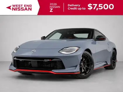 Gray 2026 Nissan Z Coupe Rear-Wheel Drive 9-Speed Automatic