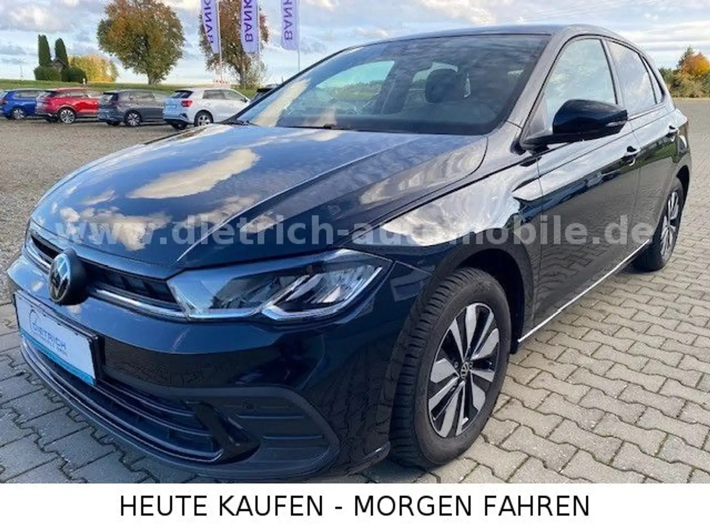 Volkswagen Polo VI1,0 TSi Move PDC SHZ LED Apple Carplay Noir - 1
