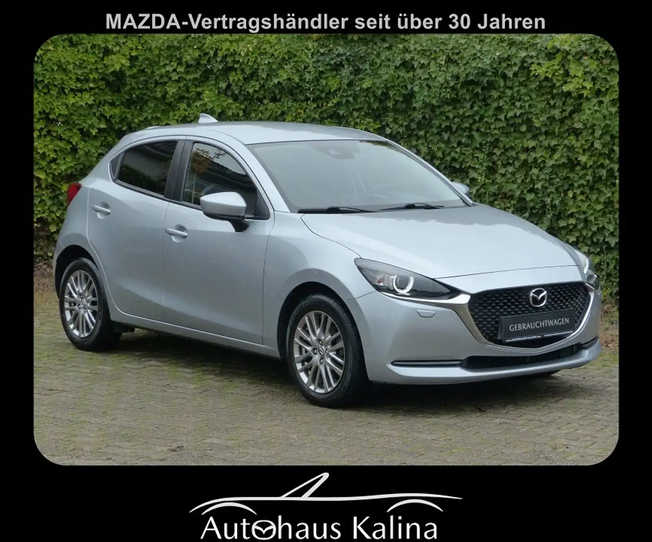 Mazda 2 1.5L SKYACTIV-G 90 KIZOKU + NAVI + Touring-P. Silber - 1