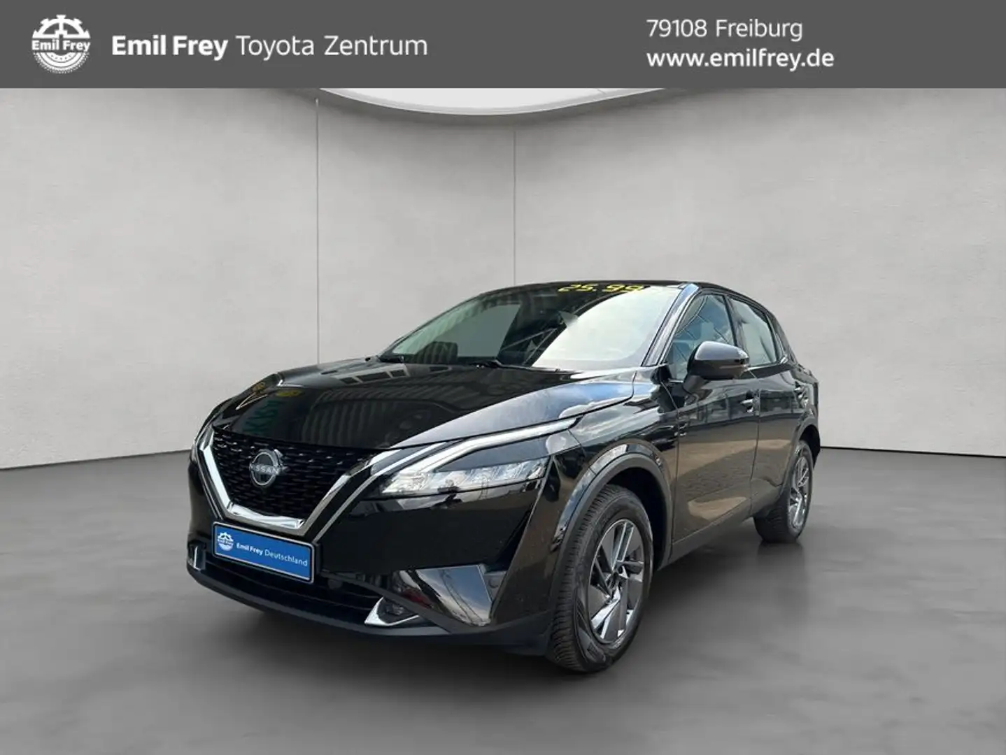 Nissan Qashqai 1.3 DIG-T MHEV Xtronic Acenta Zwart - 1