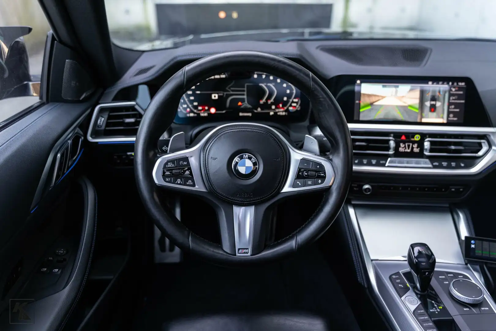 BMW 420 4-serie Coupé 420d High Executive Zwart - 2