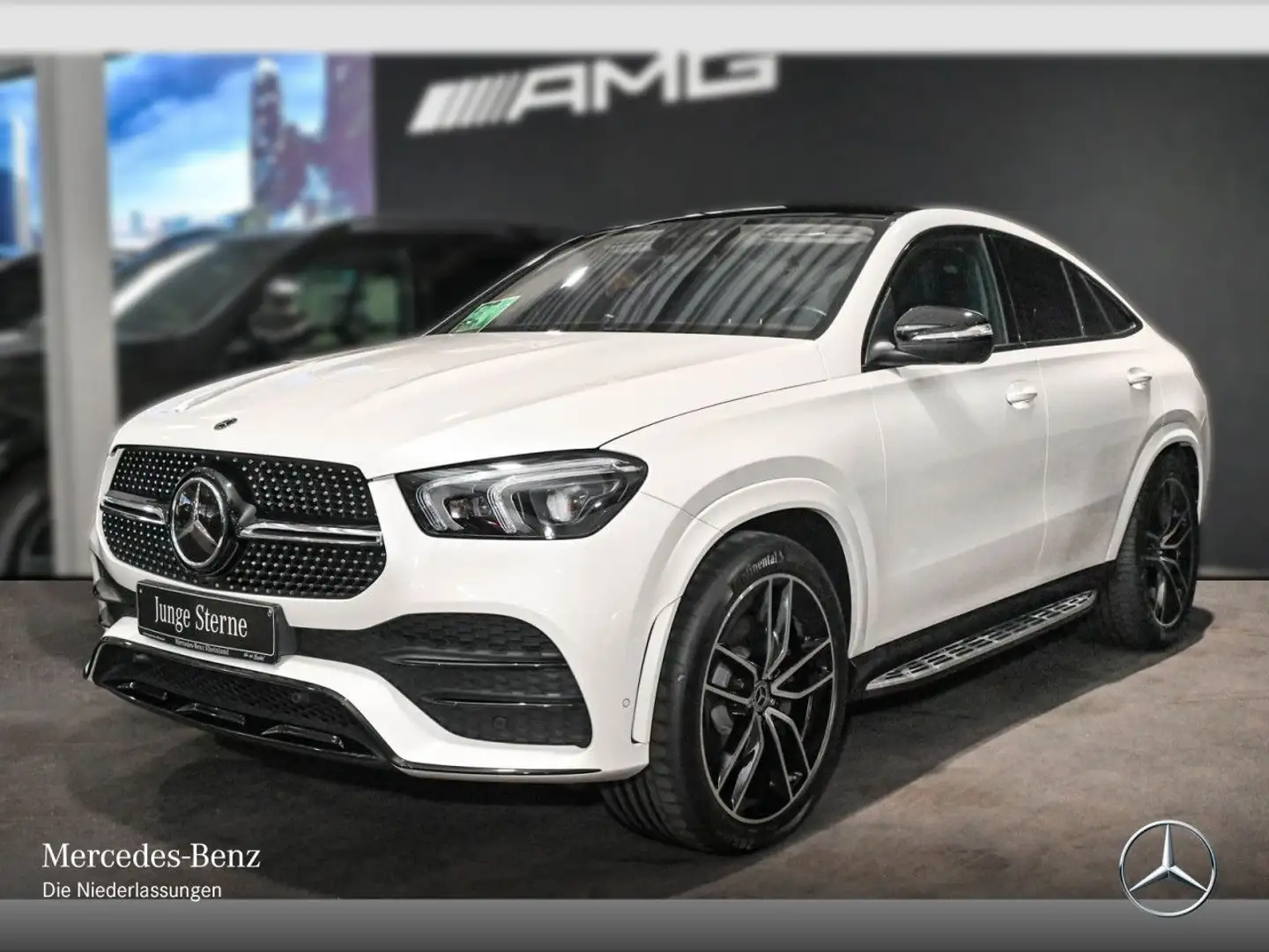 Mercedes-Benz GLE 400 d Coupé 4M AMG+EXCLUSIVE+NIGHT+PANO+360 Weiß - 2