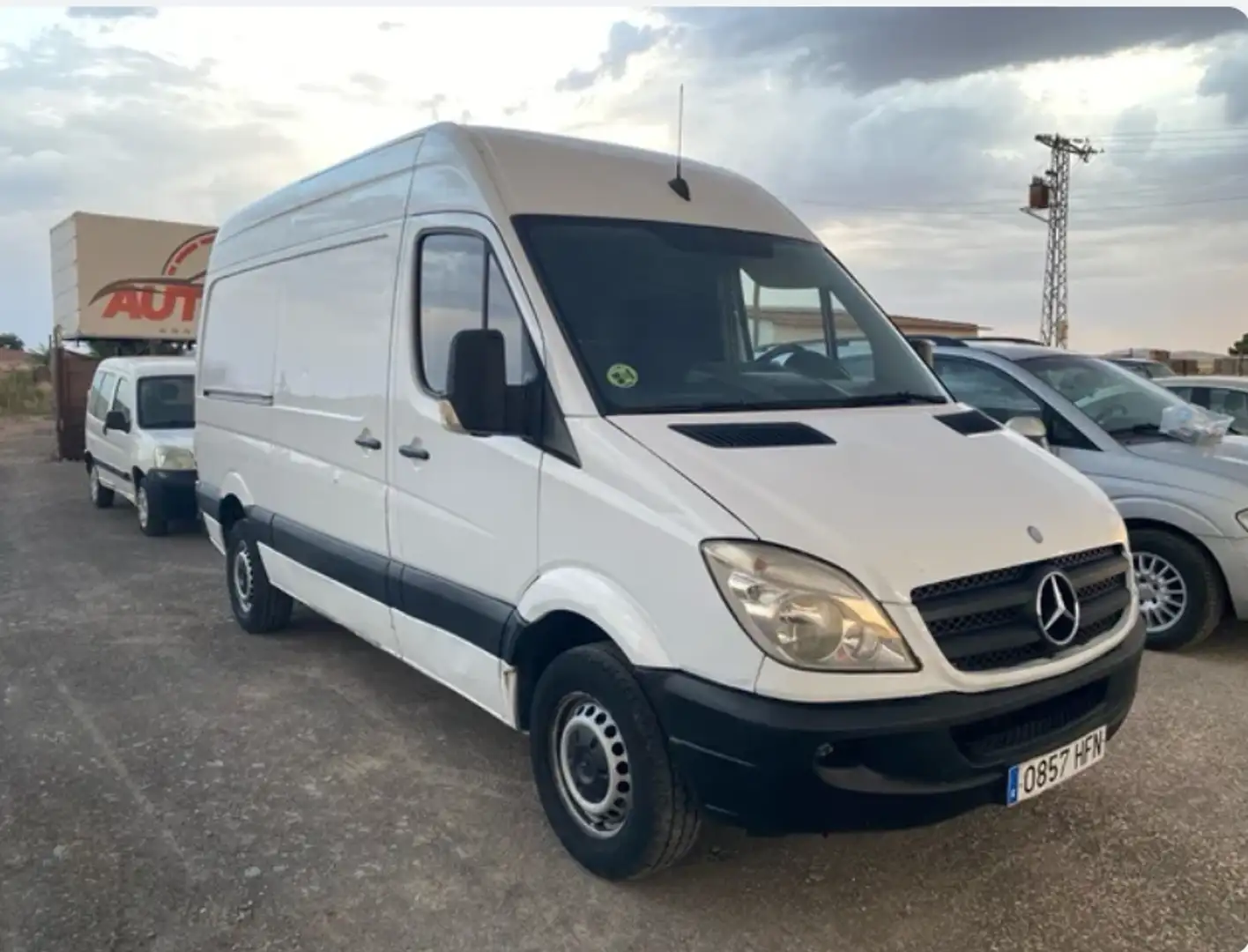 Mercedes-Benz Sprinter Ch.Cb. 313CDI Medio Rebajado Blanc - 2